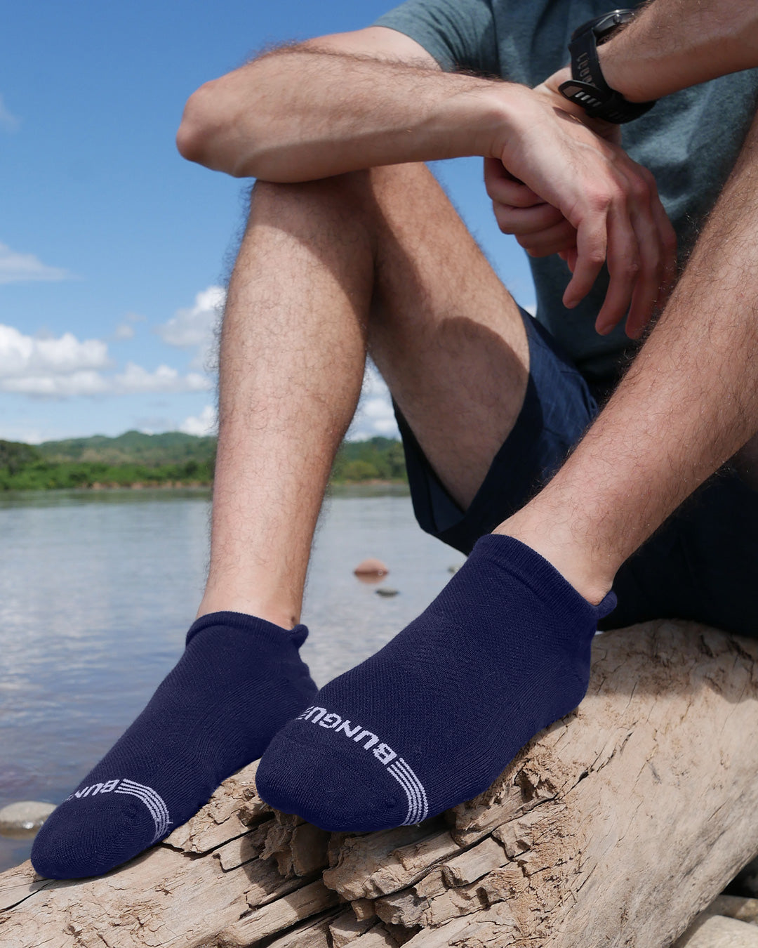 All Navy Ankle Sock 8-Pack