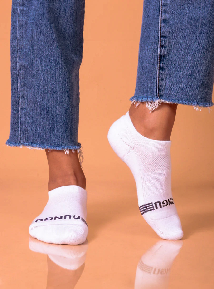 All white No Show Sock 8-Pack