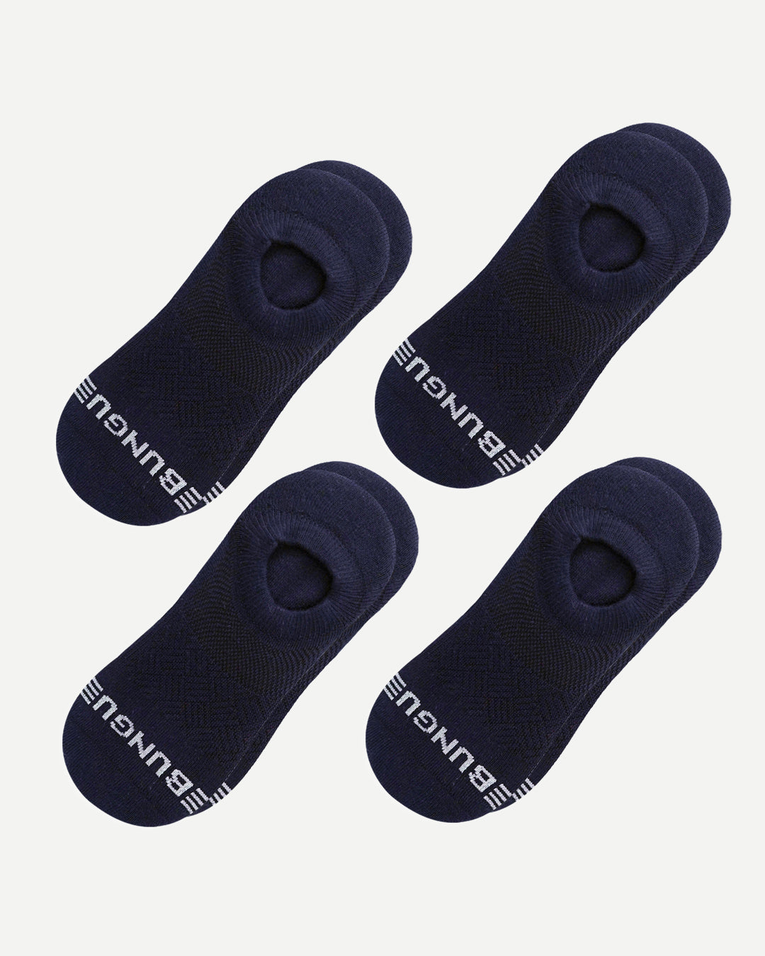 All navy No Show 4-Pack