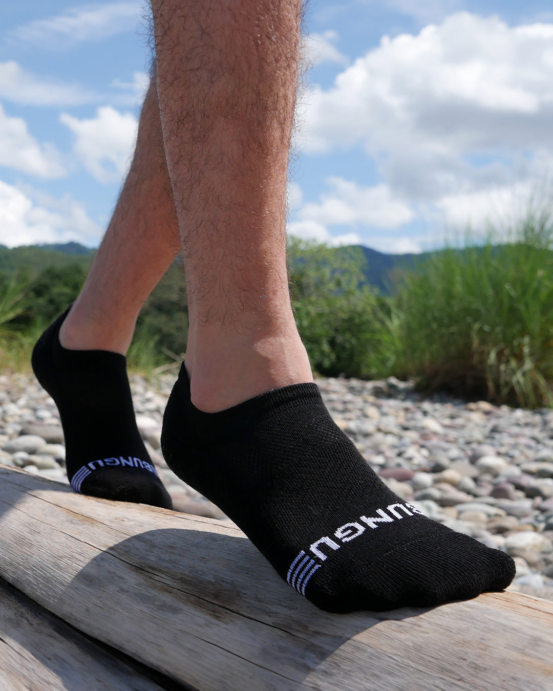 All black No Show 4-Pack