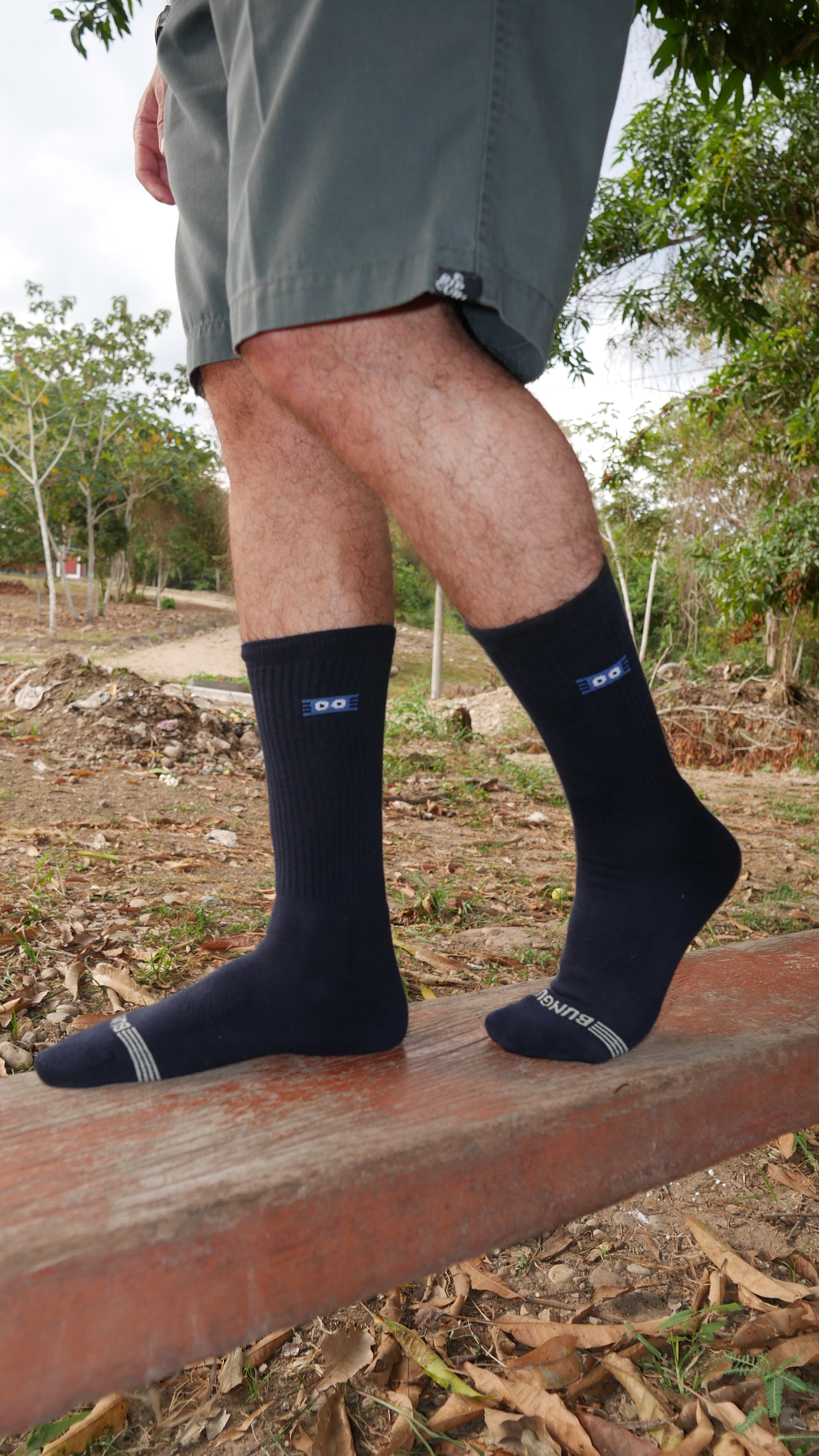 All Navy Calf Sock 4-Pack