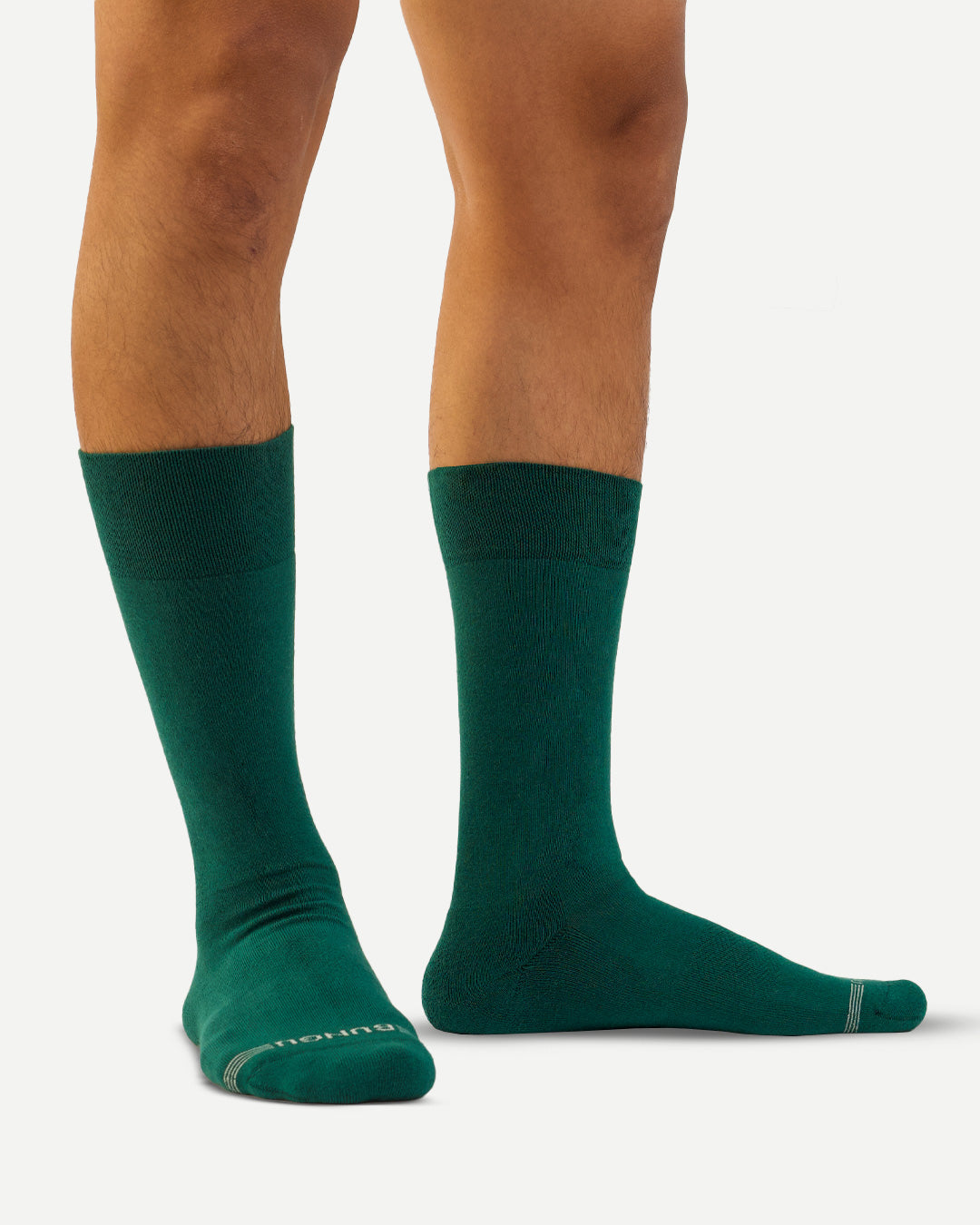 Rainforest Green Dress Calf Socks