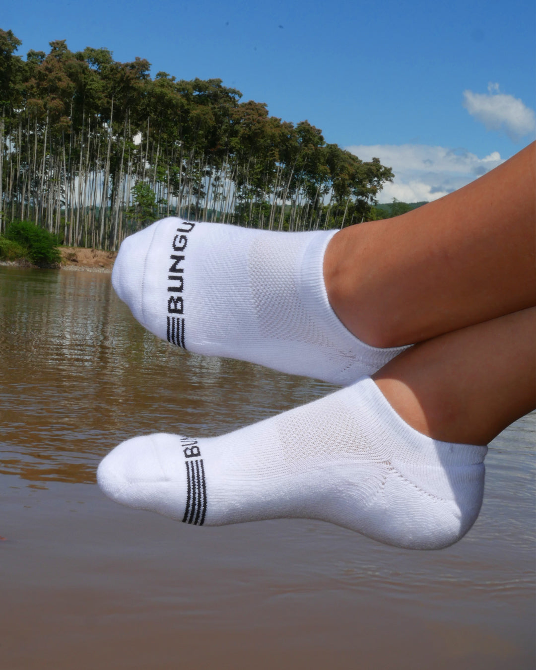 All white No Show Sock 8-Pack