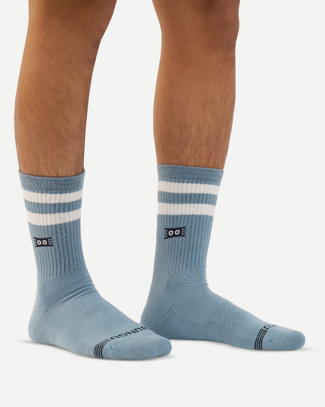 Ocean blue Vintage Half Calf Socks